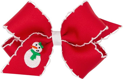 Holiday Bow - Snowman