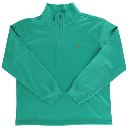 Performance Half Zip Green
