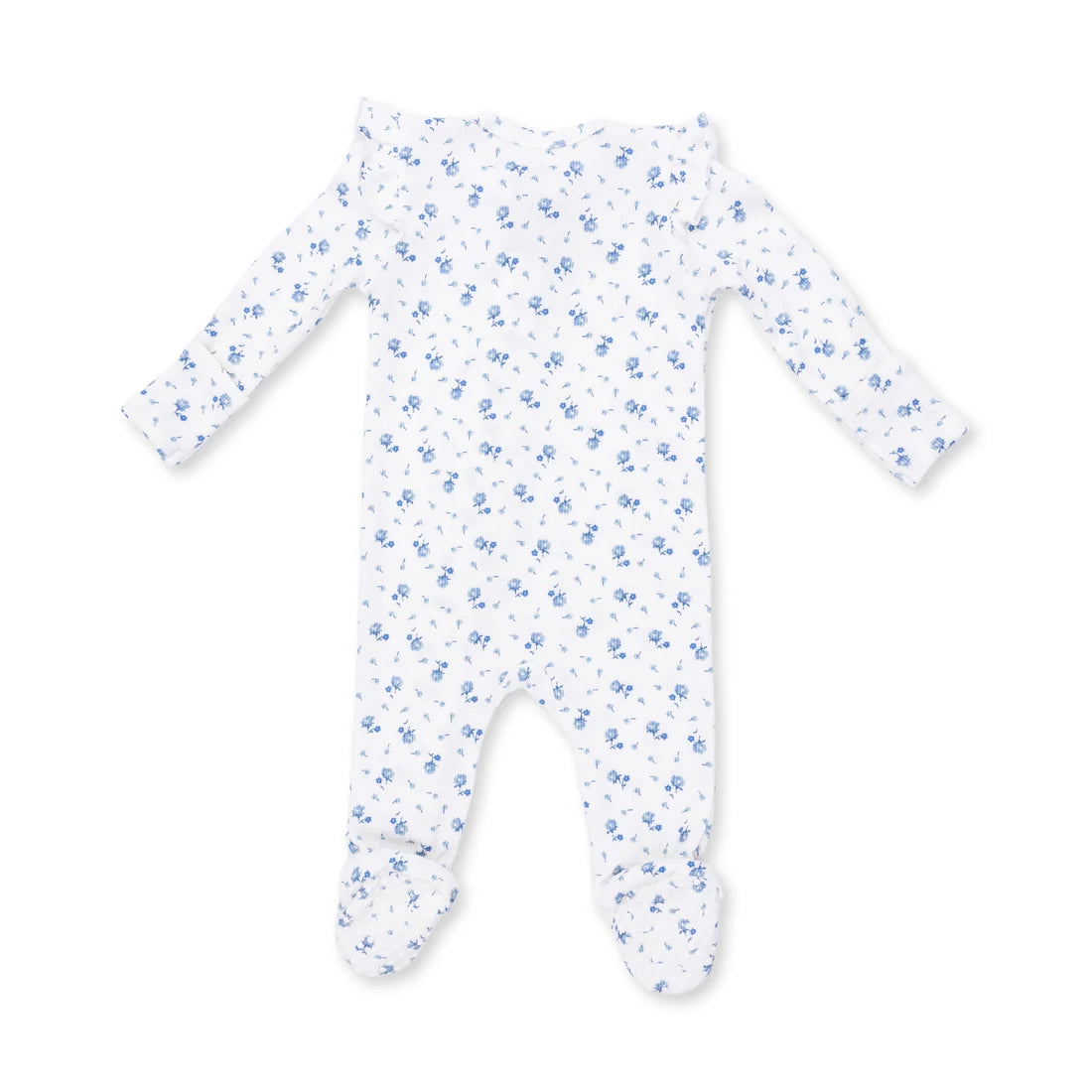 Joli Rosette Ruffle - 2 Way Zipper Footie