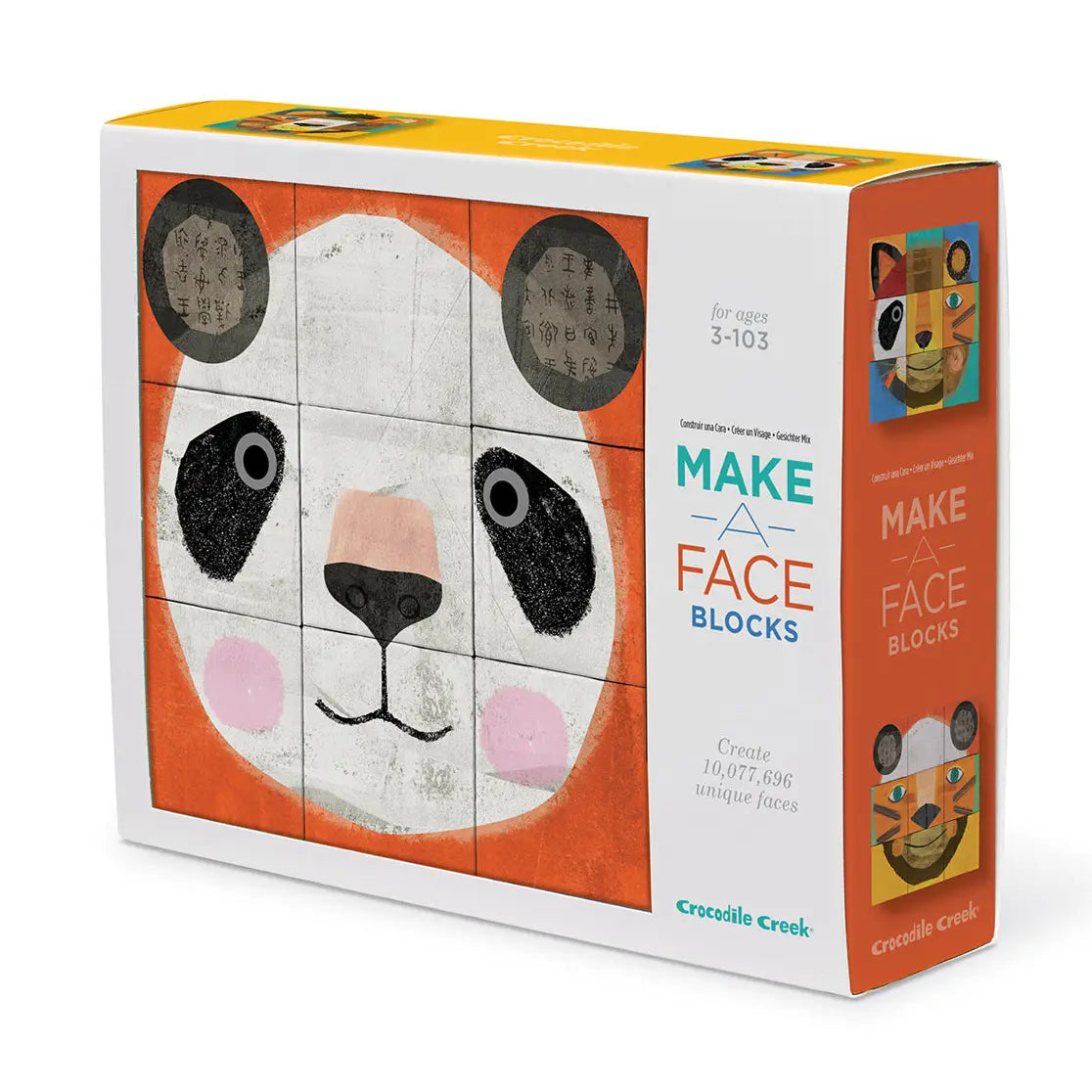 Puzzle Blocks Make A Face