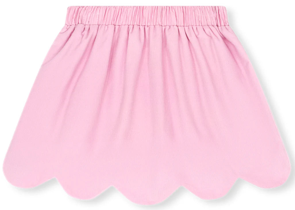 Sophie Scalloped Skirt Pink