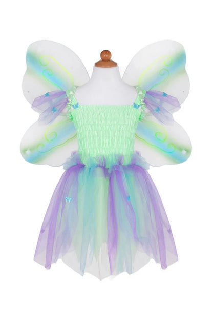 Butterfly Dress with Wings & Wand