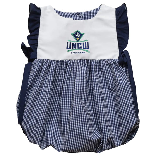 UNCW Embroidered Gingham Bubble