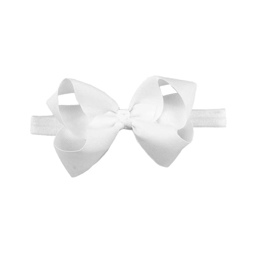 White Bow Headband