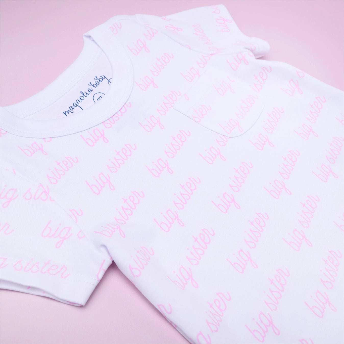 Big Sister Print Short Sleeve Night Dress