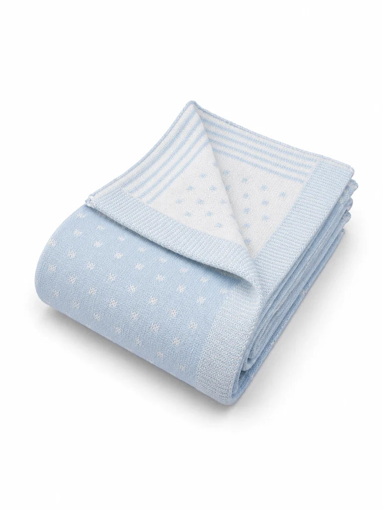 Pin Dot Blanket (Pink, Blue)