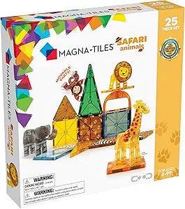 Safari Animals 25 Piece Magna Tiles