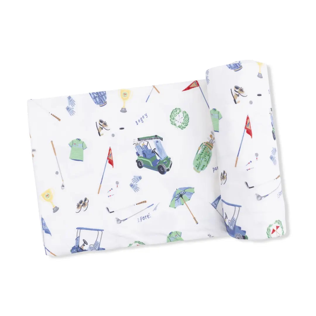 Golf Things Swaddle Blanket