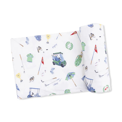 Golf Things Swaddle Blanket