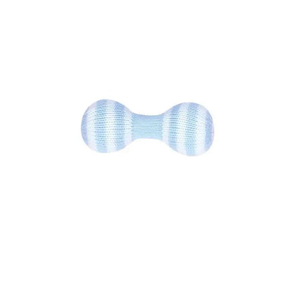 Dumbbell Hand-Knit Rattle