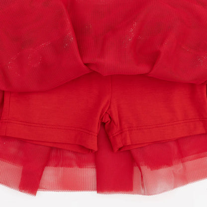 Christmas Lights Tutu Skirt With Bike Shorts
