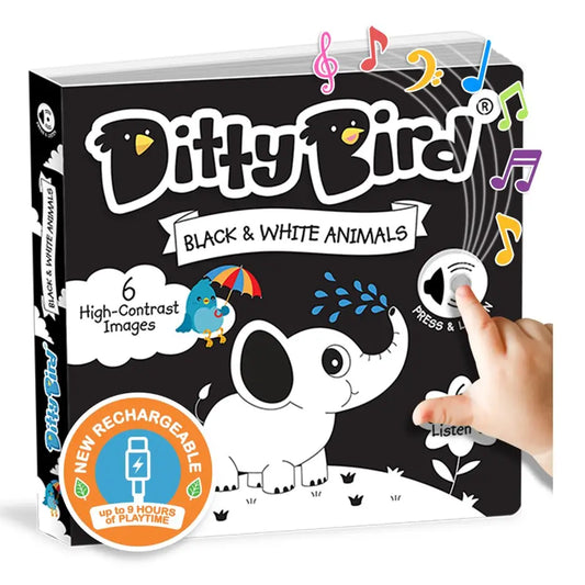 Ditty Bird Black And White Book