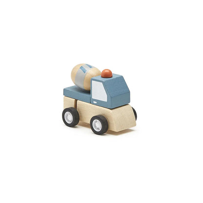 Wooden Construction Wind Up Truck