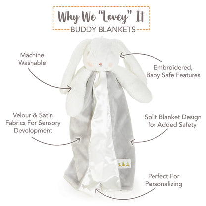 Simple Bloom Bunny Buddy Blanket