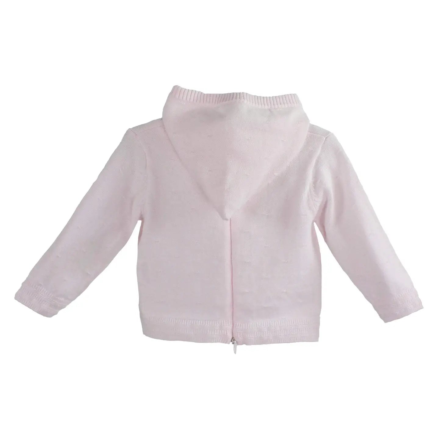 Back Zip Hooded Cardigan