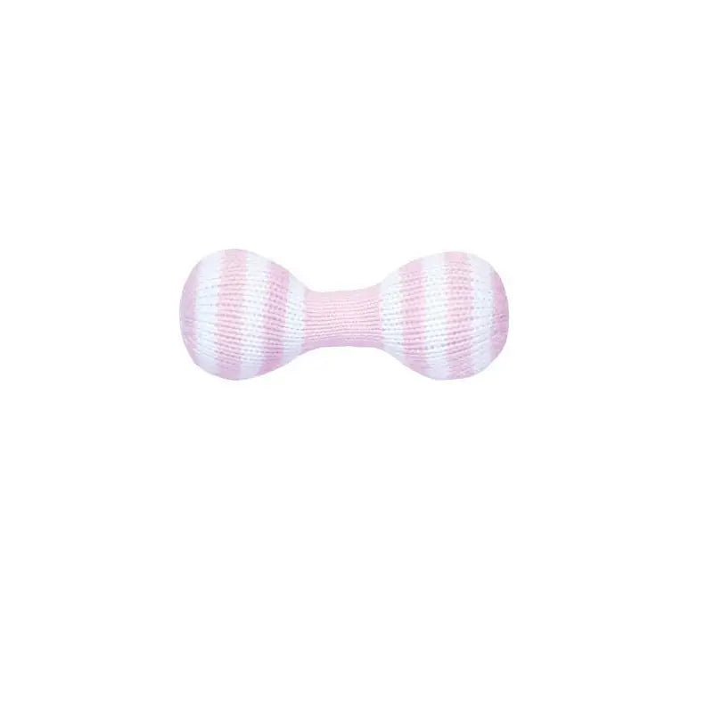 Dumbbell Hand-Knit Rattle