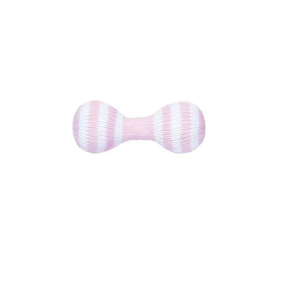 Dumbbell Hand-Knit Rattle