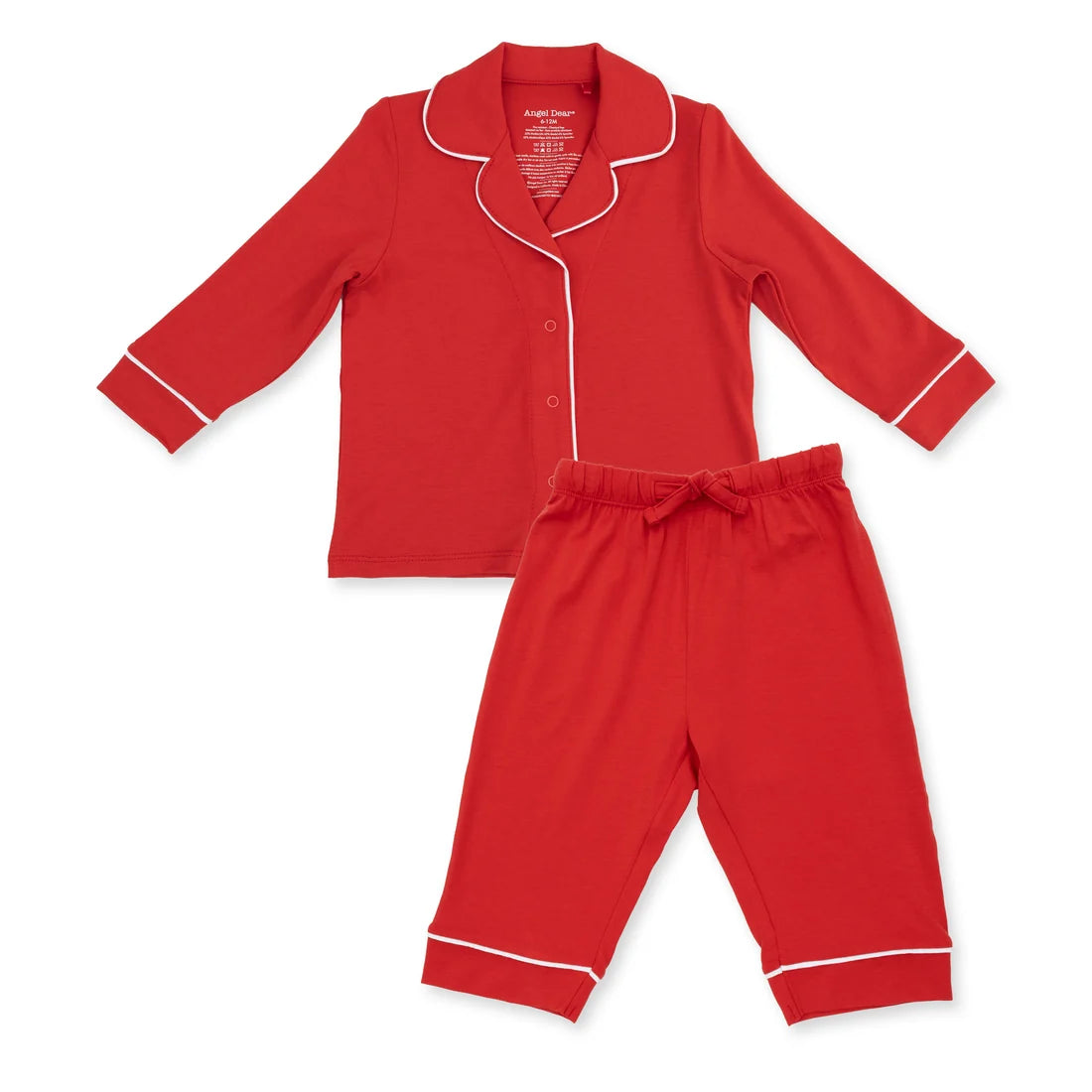 Ribbon Red - Long Sleeve Coat Style PJs