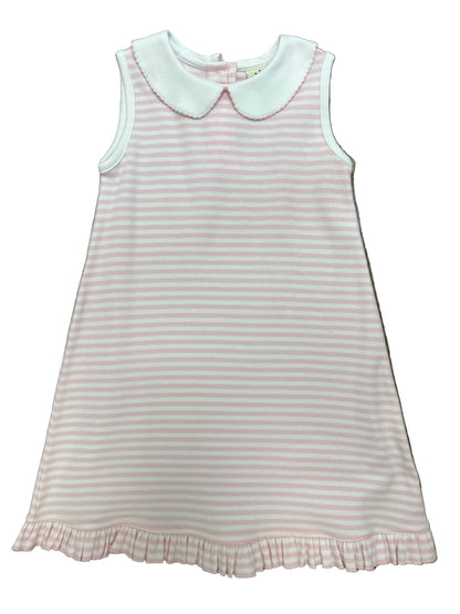 Bubble Gum Stripe Sleeveless Dress