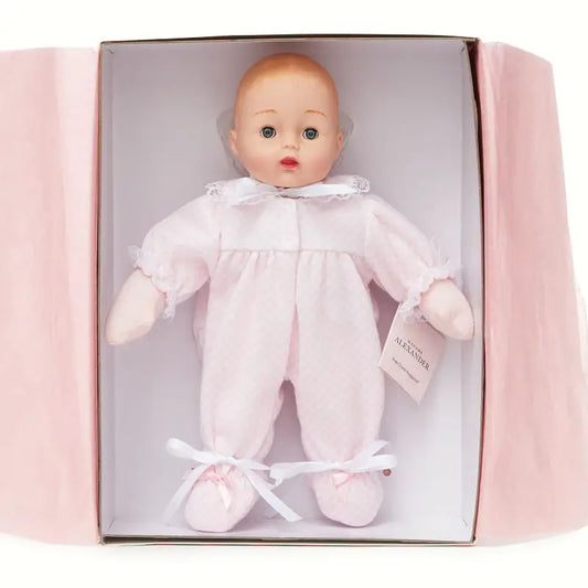 Pink Check Huggums Light Skin 12 Inch Doll