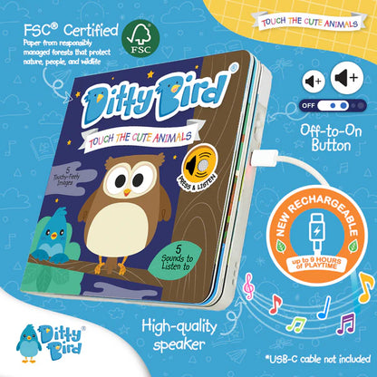 Ditty Bird Touch the Animals