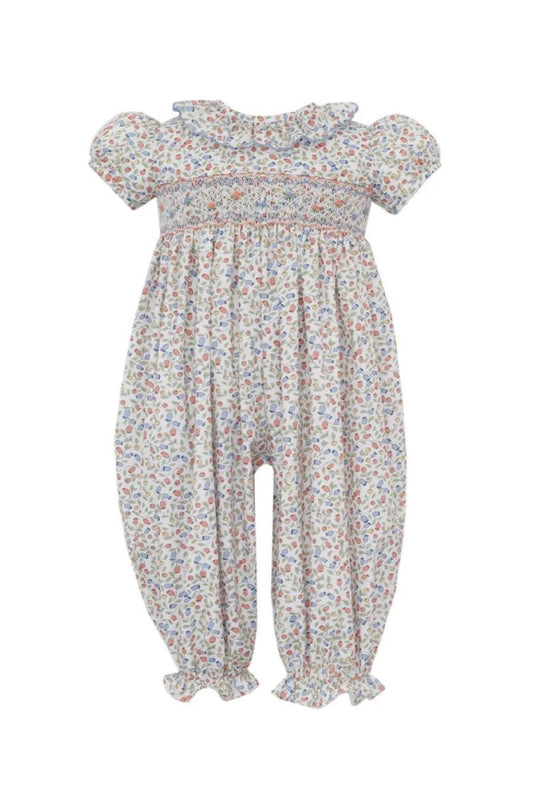 Riley Blue And Orange Long Romper