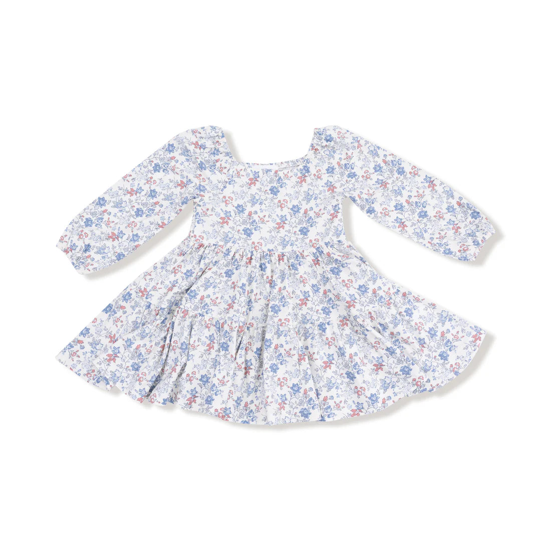 Country Girl Floral Long Sleeve Dress & Bamboo Legging