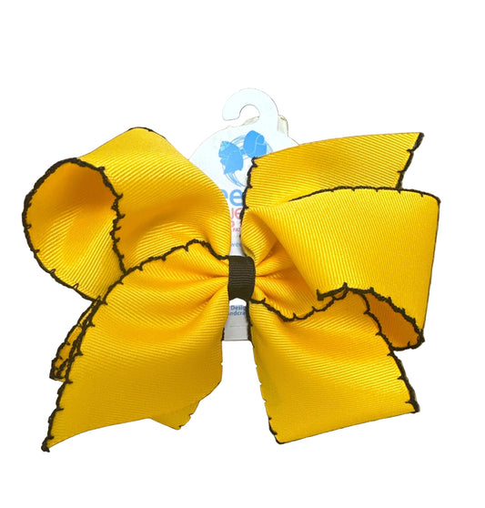 Gold Bow With Black Trim