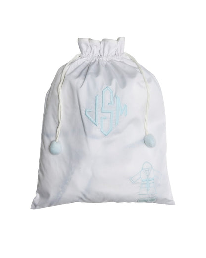 Bathrobe – Blue Fleece
