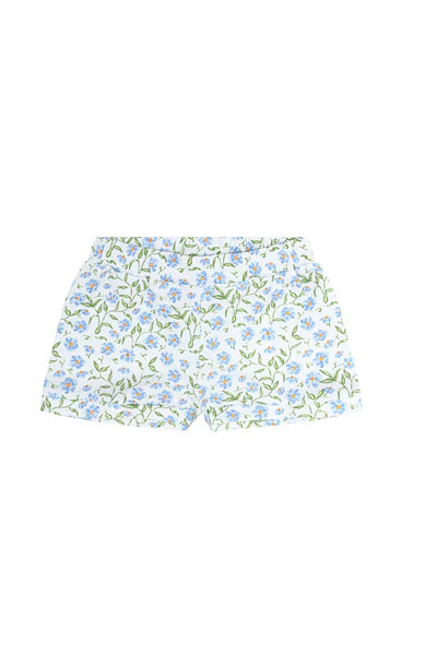 Blue Vines Short Set