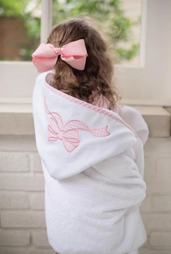 Bow Everykid Towel Pink