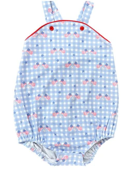 Louie Patriotic Knit Bubble