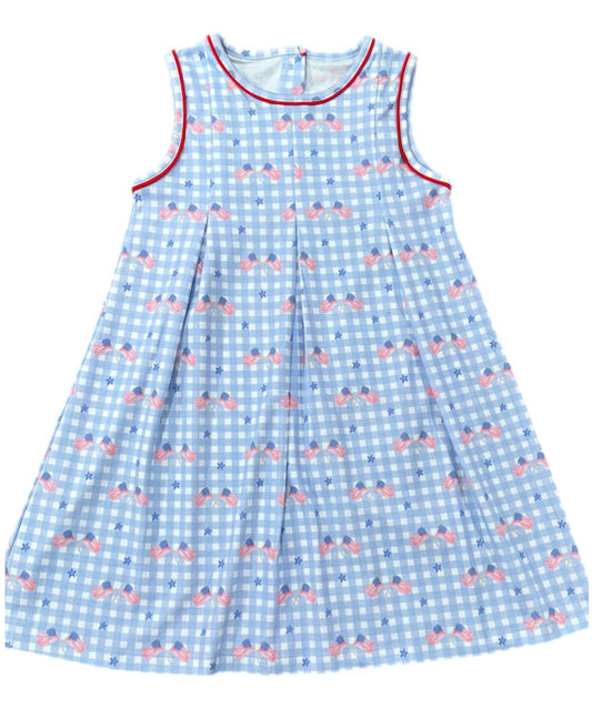 Patriotic Penny Pleat Dress