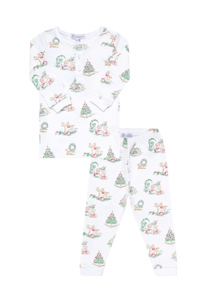 Christmas Toile Boy Pajama Set
