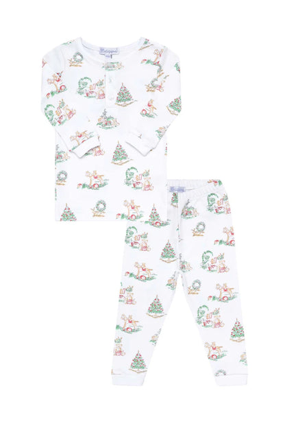 Christmas Toile Boy Pajama Set