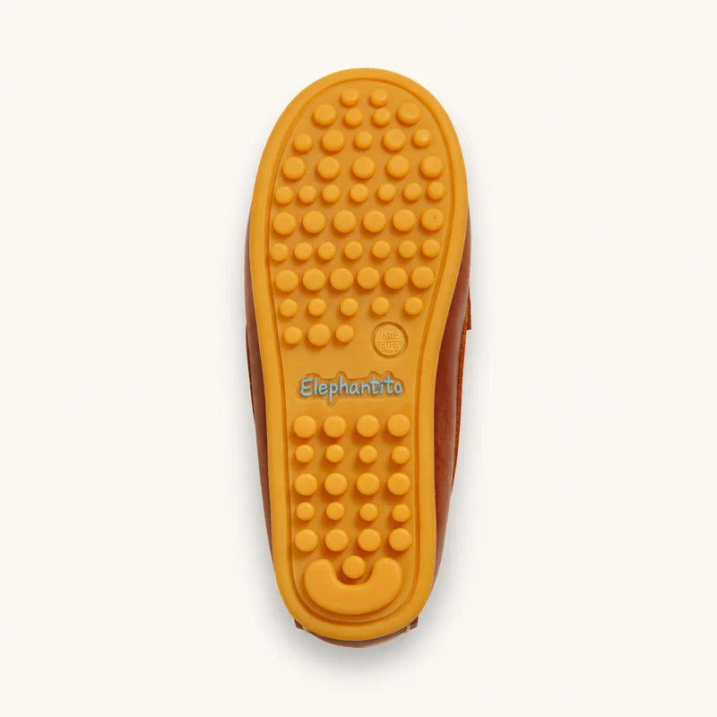 Alex Driver Moccasin - Natural Brown Leather