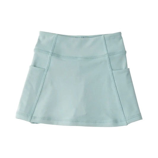 Girls Creekside Court Skort - Blue Surf Green