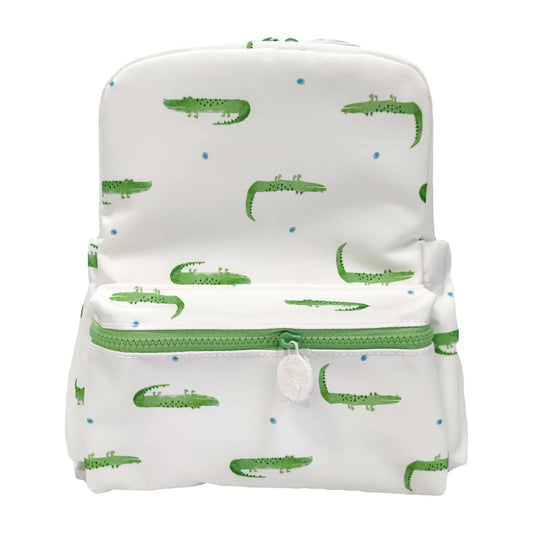 Backpack Collection: Alligator, Dinosaurs, Floral Medallions - Alligator