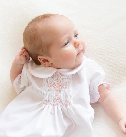 Haven Daygown And Diaper Cover Pink