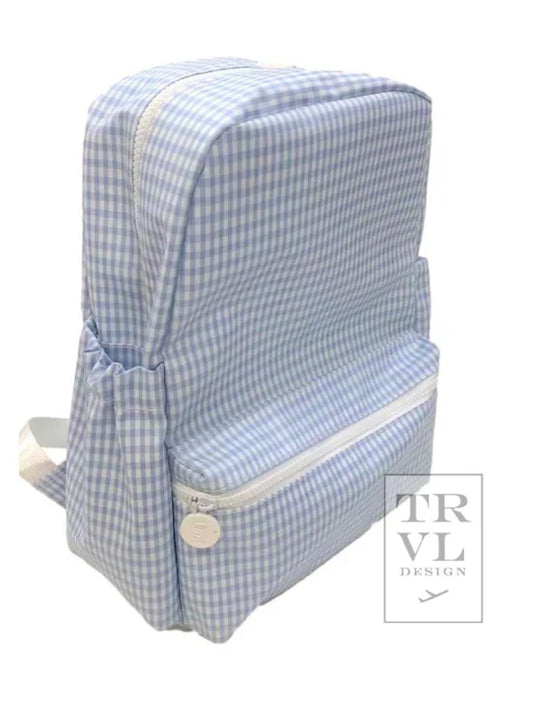 Backpack Gingham Blue