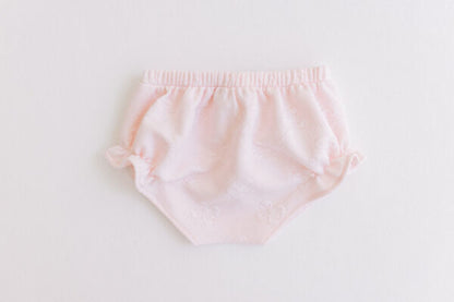 Diaper Cover – Pink Jacquard Bows