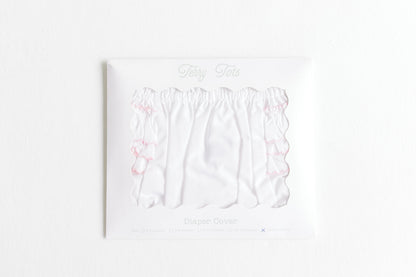 Diaper Cover - Pink Side Ruffles
