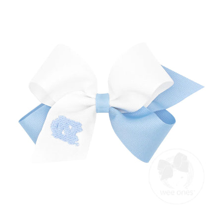 Medium UNC Grosgrain Bow