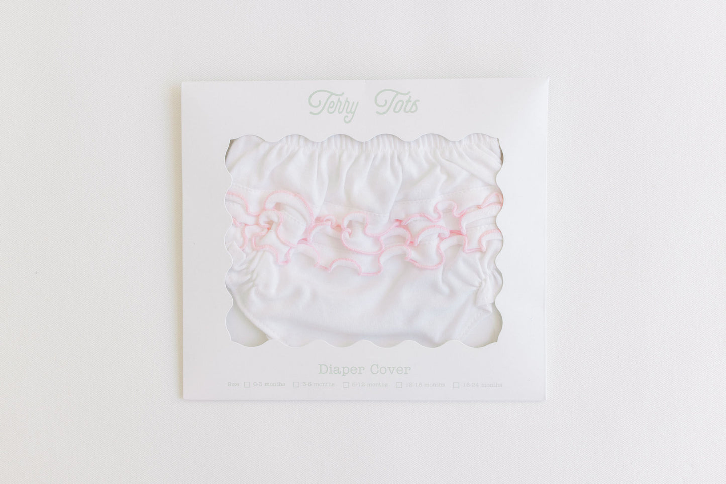 Diaper Cover Pink Ruffles