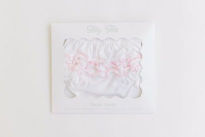 Diaper Cover Pink Ruffles