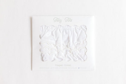 Diaper Cover - Ecru Ruffles
