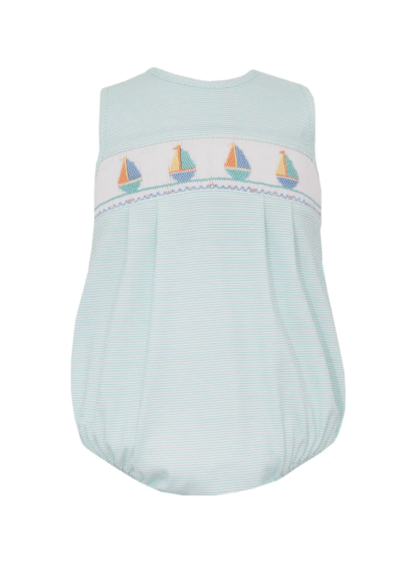 Aqua Knit Sailboat Boys Sunbubble
