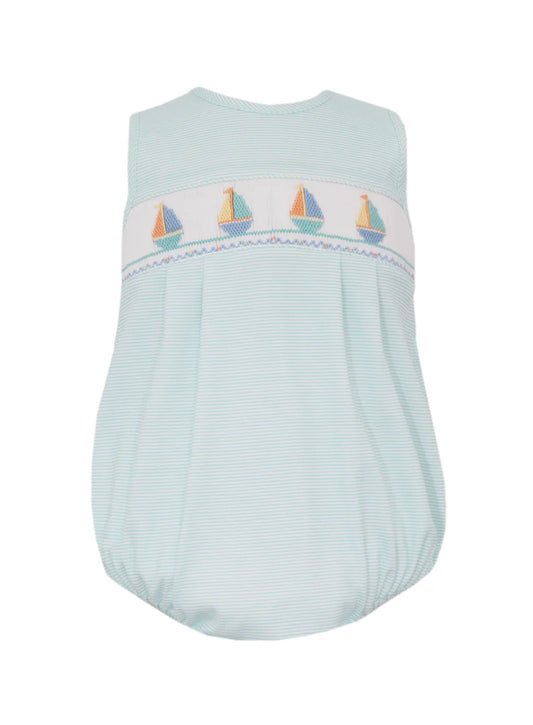 Aqua Knit Sailboat Boys Sunbubble