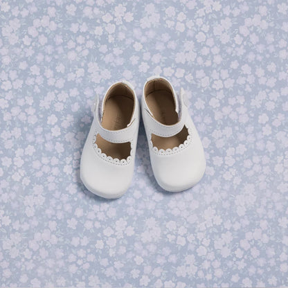 Baby Mary Jane - White Leather