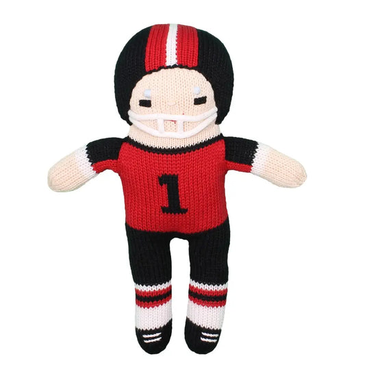 Football Player Red And Black